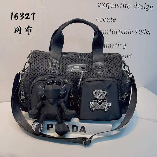 Stylish retro large-capacity dual-purpose crossbody bag