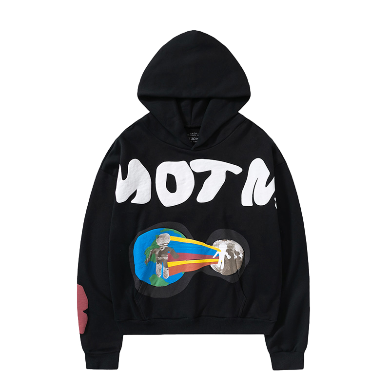 CPFM kid cudi专辑联名字母涂鸦发泡印花高街FOG男女宽松连帽卫衣 - 图3