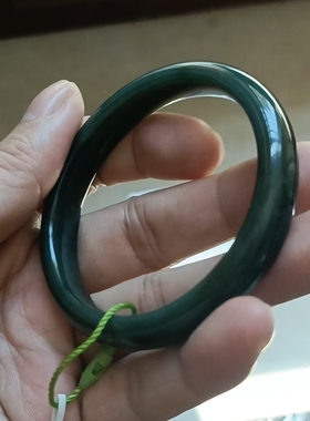 商场撤柜天然和田玉手镯玉镯子 带国家官方鉴定证书保真品礼物q76