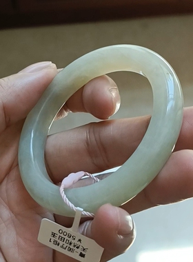 商场撤柜天然和田玉手镯玉镯子 带国家官方鉴定证书保真品礼物q72