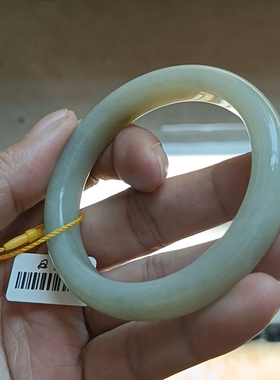 商场撤柜天然和田玉手镯玉镯子 带国家官方鉴定证书保真品礼物q91