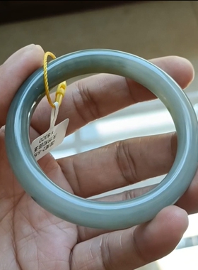 商场撤柜天然和田玉手镯玉镯子 带国家官方鉴定证书保真品礼物q71