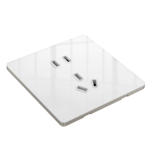 国际电工 Белый переключатель, настенная стеклянная световая панель, зеркальный эффект