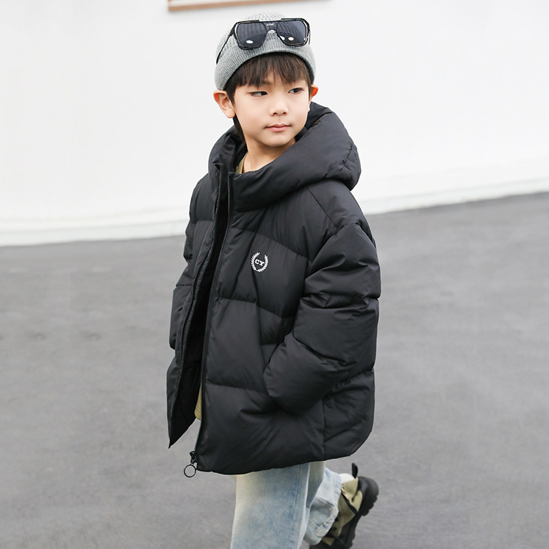 康衣儿童装羽绒服男童加厚款小中大女童羽绒服外套宝宝羽绒服连帽