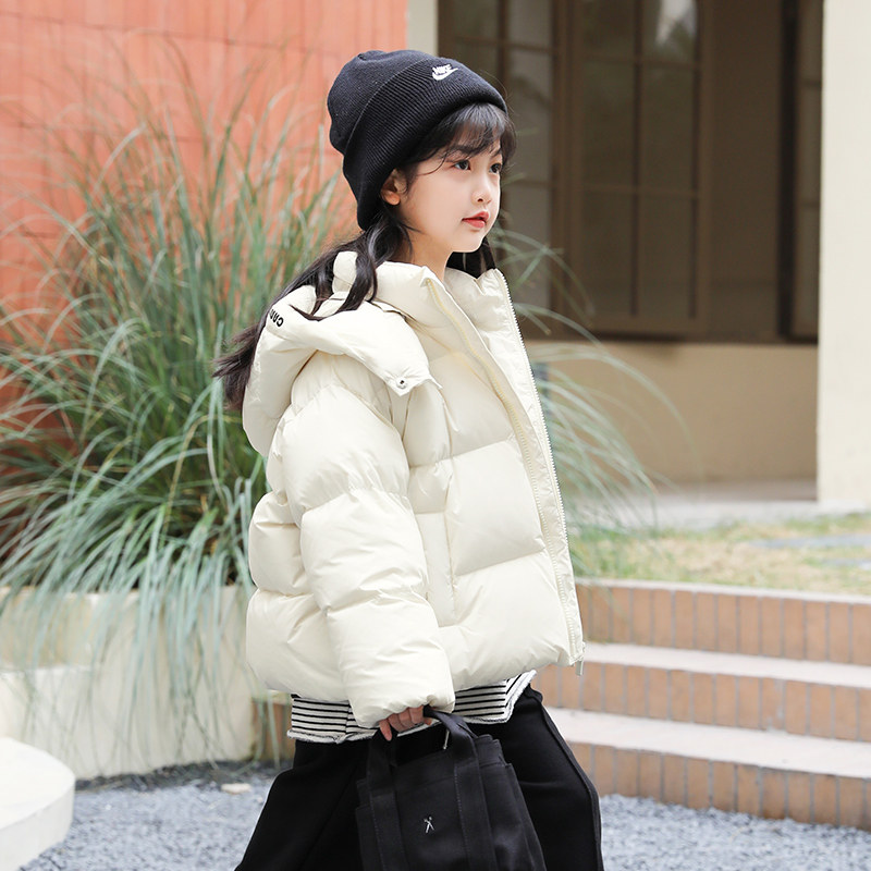 康衣儿童装羽绒服加厚小中大童连帽2024冬季新款女童羽绒服外套