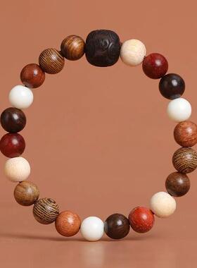 新中式古风禅意木质多宝珠手串