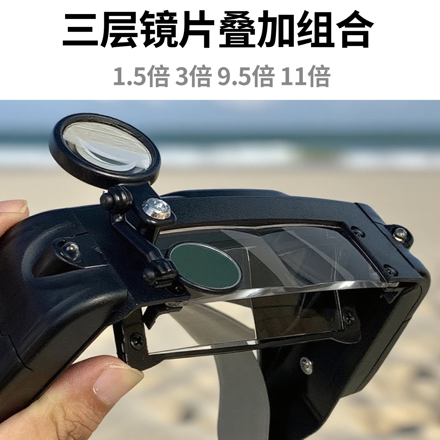 头戴式放大镜高清带led灯老年人电子路板维修手机钟表专用扩大镜,淘宝优惠券,粉丝福利购,淘宝优惠卷