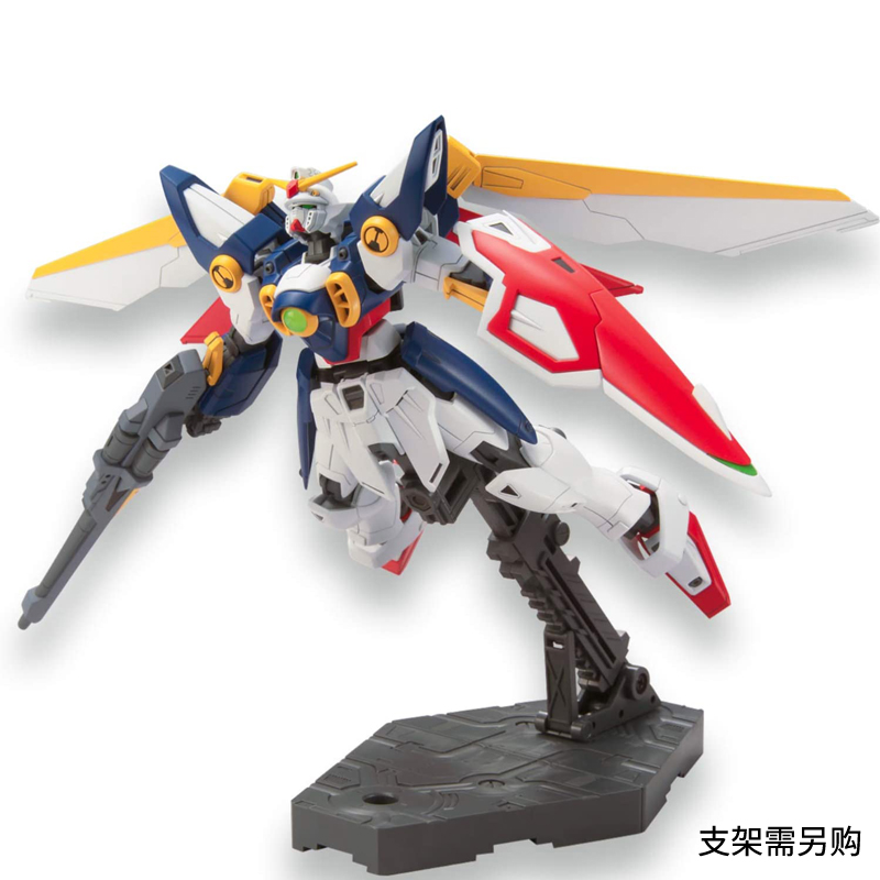 现货日本万代拼装模型HG HGAC 1:144飞翼高达敢达162 Wing Gundam - 图0