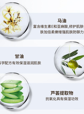 马油膏面霜滋润保湿秋冬季补水