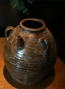 陶瓷潮汕茶馆怀旧复古花器摆件