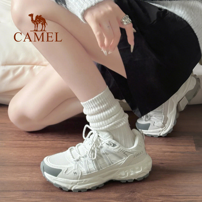 骆驼青岩2代女鞋2026春季新款户外登山鞋女款耐磨防滑缓震步鞋子