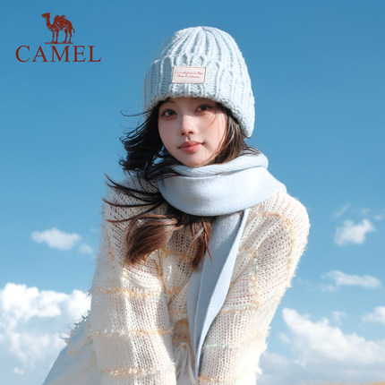 【王俊凯同款】骆驼围巾冬季女新