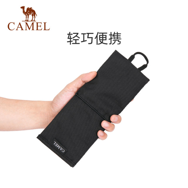 Camel outdoor tableware storage bag portable picnic picnic storage bag barbecue cooker set bag camping equipment