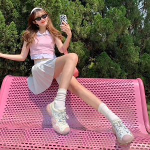 骆驼女鞋2026春季新款丑萌鞋女款厚底老爹鞋户外徒步登山运动鞋子