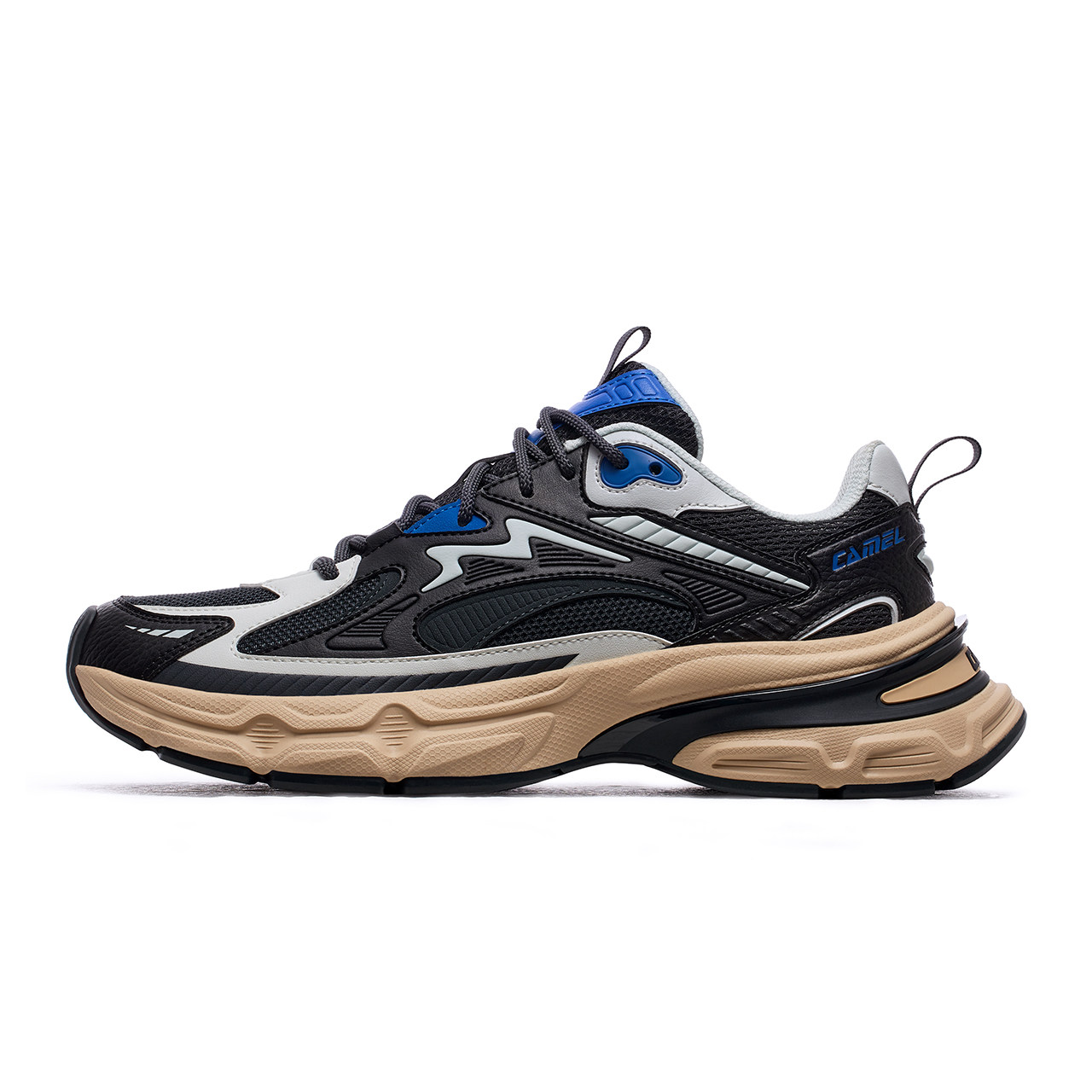 骆驼星际运动鞋男2025秋冬新款男鞋增高鞋子休闲鞋厚底老爹鞋男女 - 图3