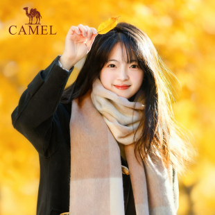 【骆驼】韩系保暖加厚披肩羊毛围巾