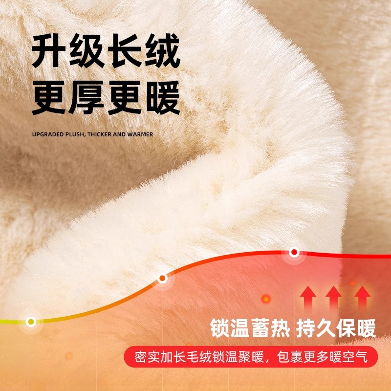 骆驼男鞋冬季新款加绒加厚保暖雪地靴防滑东北棉鞋休闲工装靴男款 - 图1