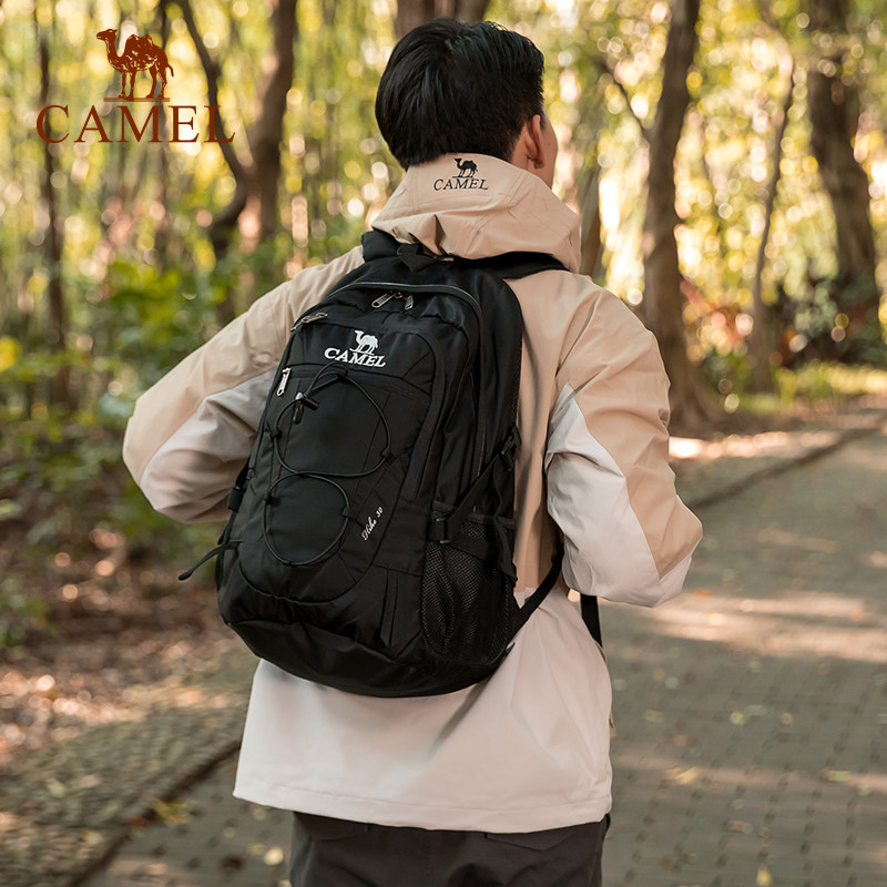 骆驼户外男女30l旅游大容量登山包 骆驼双肩背包
