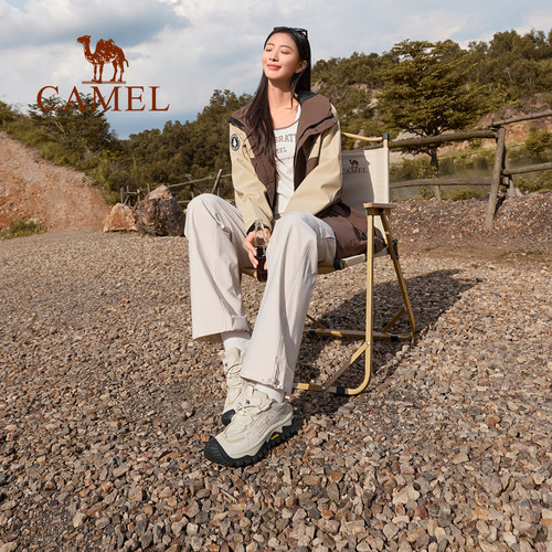 骆驼户外休闲鞋2025秋冬新款男鞋防滑减震爬山轻便徒步鞋登山女鞋 - 图1