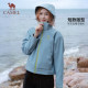 Camel single layer jacket for women petite short jacket