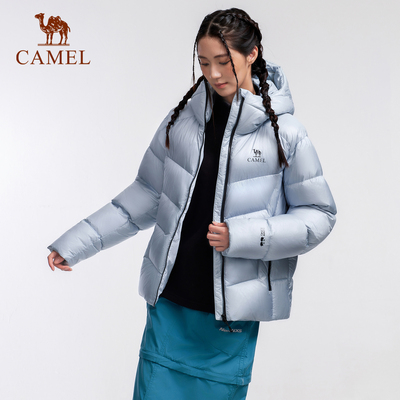 【鹅绒】骆驼户外羽绒服冬季新女款男款高蓬松防钻绒防泼水外套