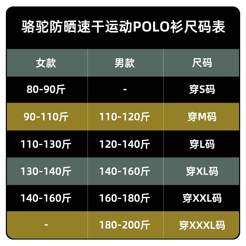 骆驼运动POLO衫短袖男女款2024夏季防晒速干T恤透气休闲上衣女