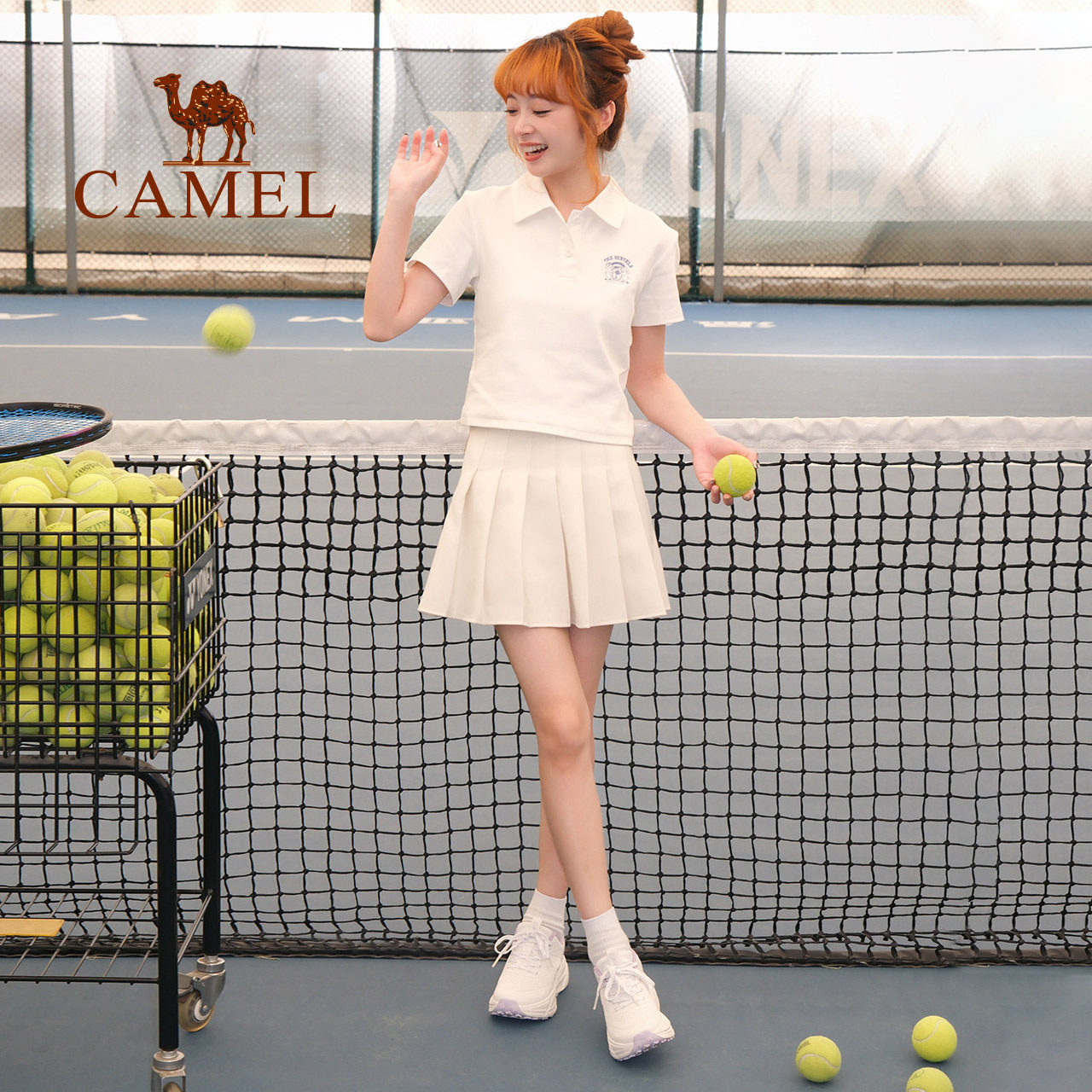 【骆驼追云】厚底女款跑步鞋减震女鞋 骆驼跑步鞋