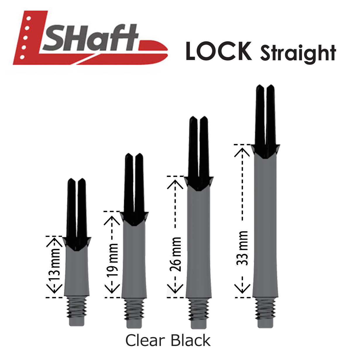 日本原装L-style飞镖杆LOCK STRAIGHT固定型全长度飞镖杆 - 图1