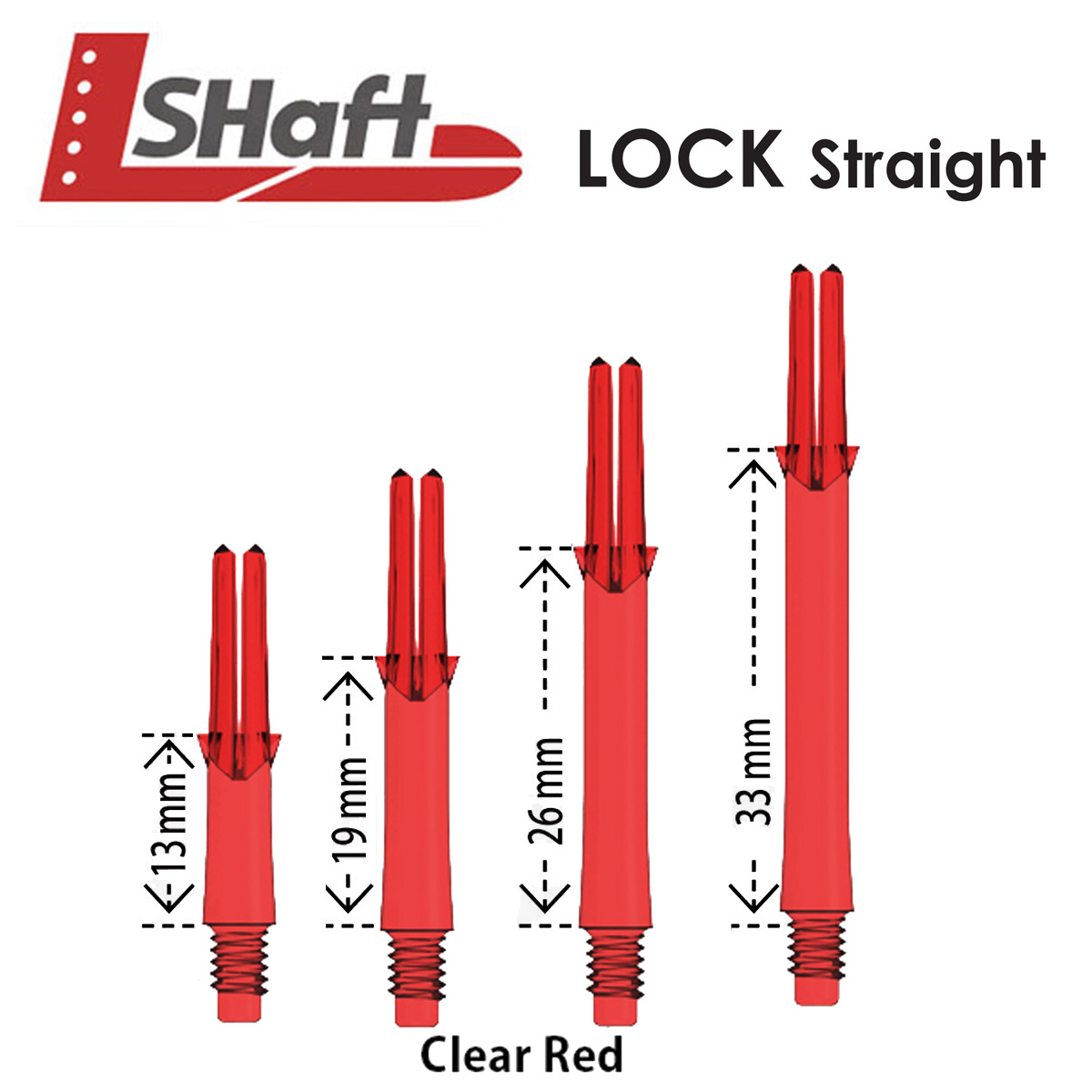 日本产L-Style L-SHaft飞镖杆LOCK STRAIGHT固定全长度全颜色镖杆 - 图0