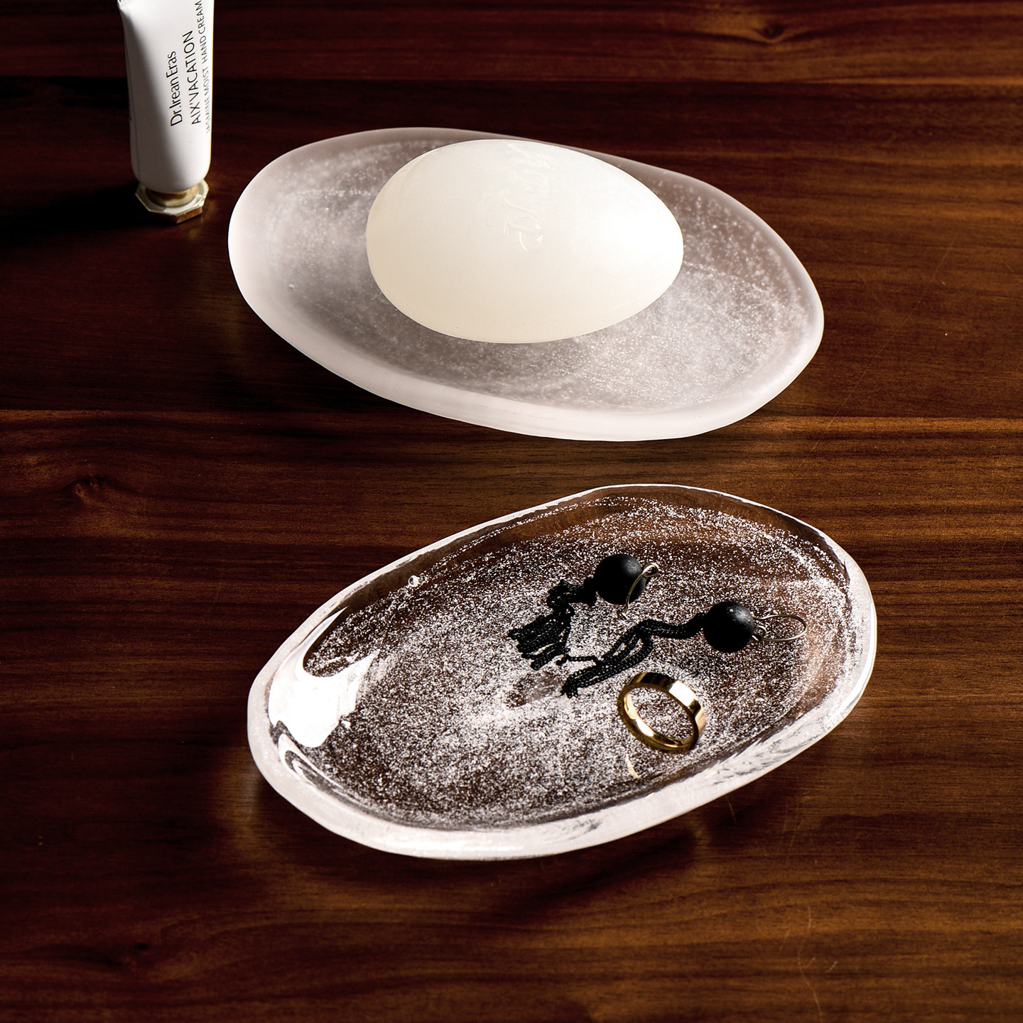 Nebula pattern glass translucent special shape