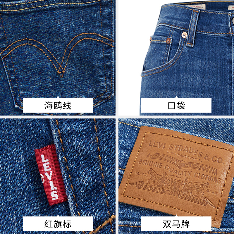 【商场同款】Levi's李维斯夏季女士复古锥形牛仔裤19745-0008 - 图3