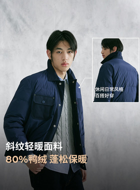李维斯情侣同款夹克羽绒服