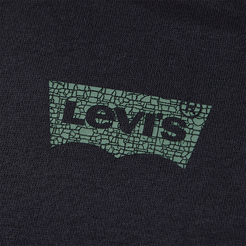 Levi's李维斯24春季新款男士连帽卫衣外套撞色休闲潮牌加绒开衫-图2