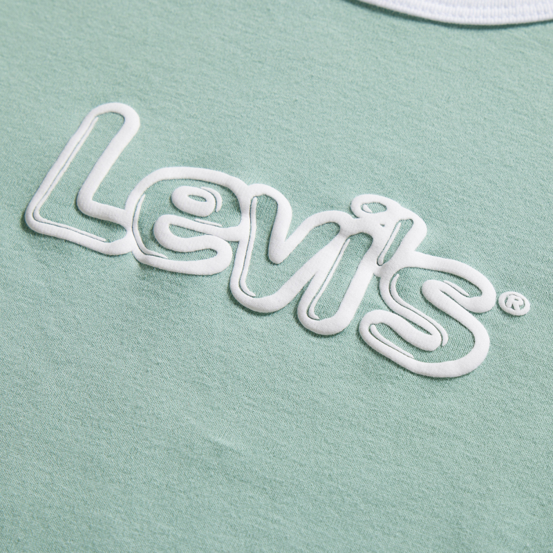 Levi's李维斯新品女士潮流LOGO印花街头风辣妹短袖A35-0045-图2