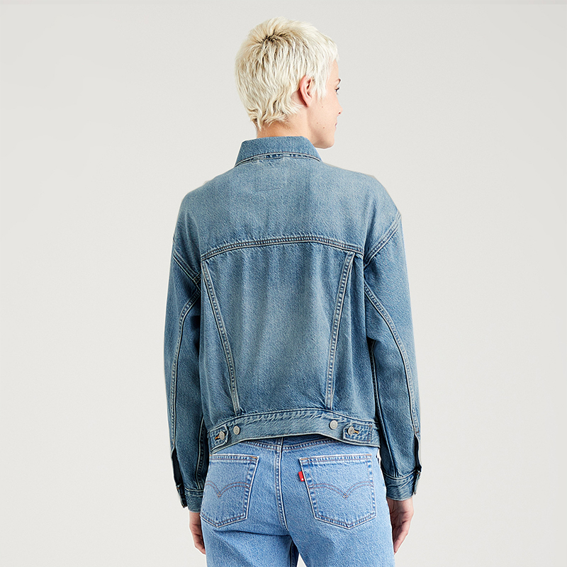 【商场同款】Levi's李维斯春季新款女士牛仔夹克外套A1743-0004-图0