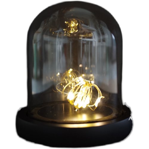 放手鞠球用 | 有灯玻璃房 永生花手办透明有灯玻璃房 - 图3