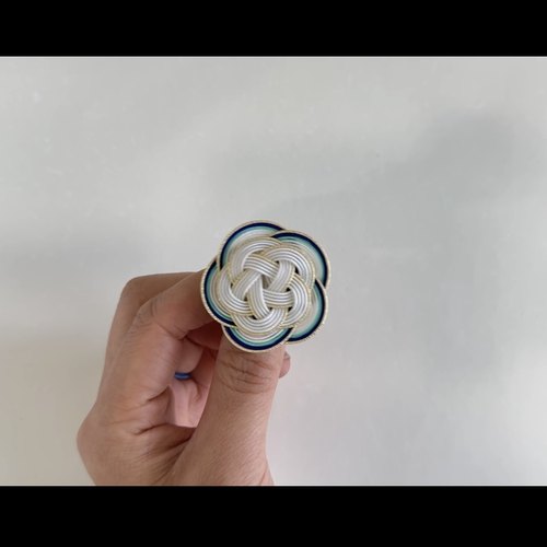 羽生结弦阴阳师 花滑配色 水引双层梅花DIY材料| 包邮含视频教程 - 图2