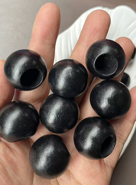 不通孔孔径12MM木珠diy家具饰品