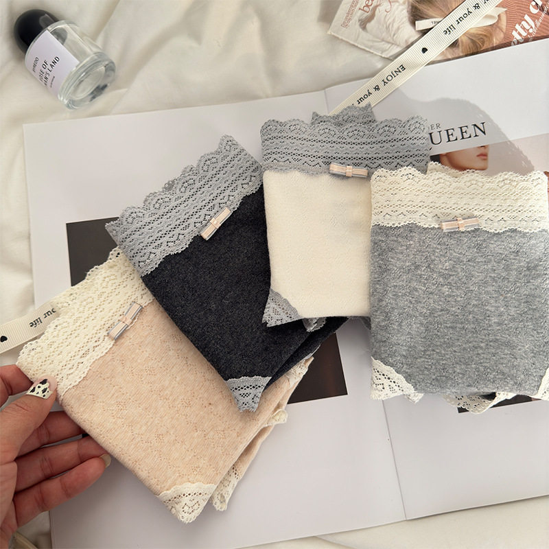 日系甜美纯欲纯棉内裤女抗菌裆包臀高蕾丝女士短裤三角裤透气内裤,淘宝优惠券,粉丝福利购,淘宝优惠卷