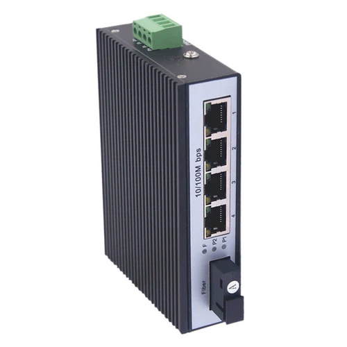 Haohanxin Industrial Grade 100 Mega 5 -Port 1 Light 1 Light 1 Electric 4 Electric SFP Однопроизводительный одномодный оптический приемопередат