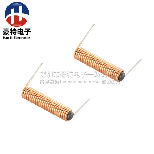 卧式 3X20mm 0.55线*26.5圈 10UH 3A 棒形磁棒电感 R棒形磁芯线圈 - 图3