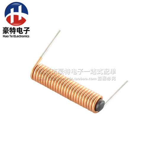 卧式 3X20mm 0.55线*26.5圈 10UH 3A 棒形磁棒电感 R棒形磁芯线圈 - 图2