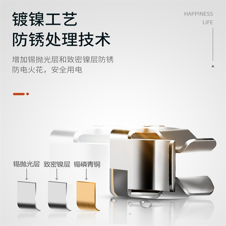 Bull five-hole 10A switch socket panel three-hole 3-hole 16A air conditioner plug-in water heater high-power 86 type concealed installation