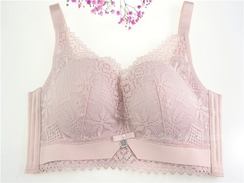 新款安吉婷6827女内衣B杯无钢圈中厚软模杯透气Q弹棉聚拢调整无磁 - 图0