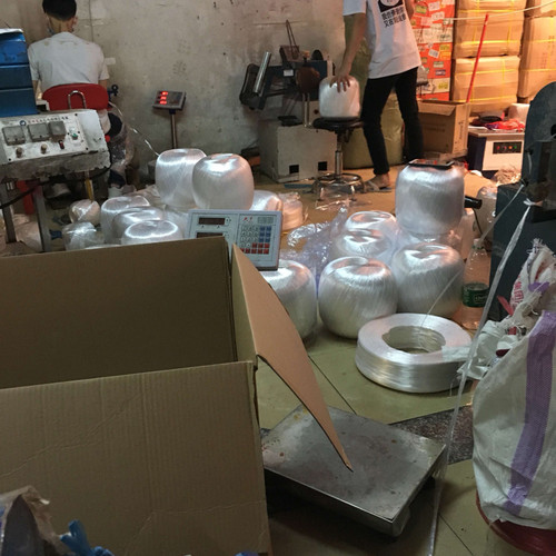纸箱新料草球绳 耐用环保耐磨优质 红塑料绳 包装绳200克白红色 - 图3