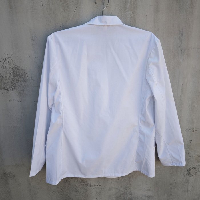 全新库存87的确良海白西服上衣薄款翻领铜扣男夏季涤良老货有黄斑,淘宝优惠券,粉丝福利购,淘宝优惠卷