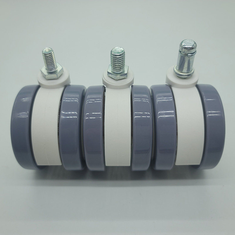 脚轮2.5寸万向轮子带刹车静音美容医疗转椅滚轮转向螺丝杆M8M10,淘宝优惠券,粉丝福利购,淘宝优惠卷