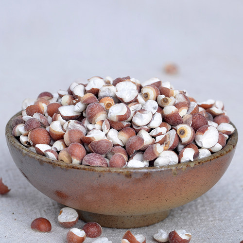 芡实250克药食同源无硫红皮新货对开鸡头米麸炒芡实禾和本草包邮 - 图2