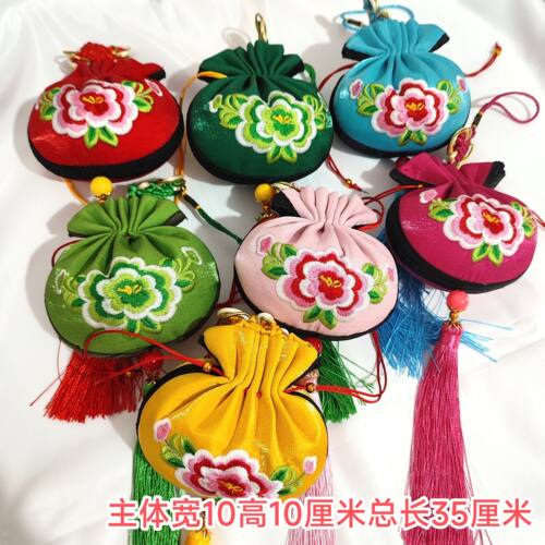 包邮清代香囊中国风刺绣庆阳香包中国特色礼品送老外民间手工艺品 - 图0