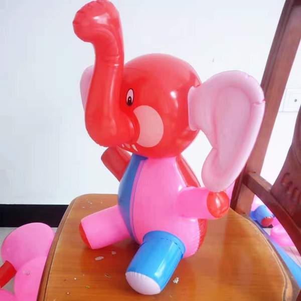 儿童气球充气玩具地摊摆摊玩具PVC皮货气球戏水玩具恐龙老虎兔子 - 图1